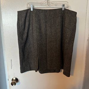 Boden Classic Grey Tweed Skirt